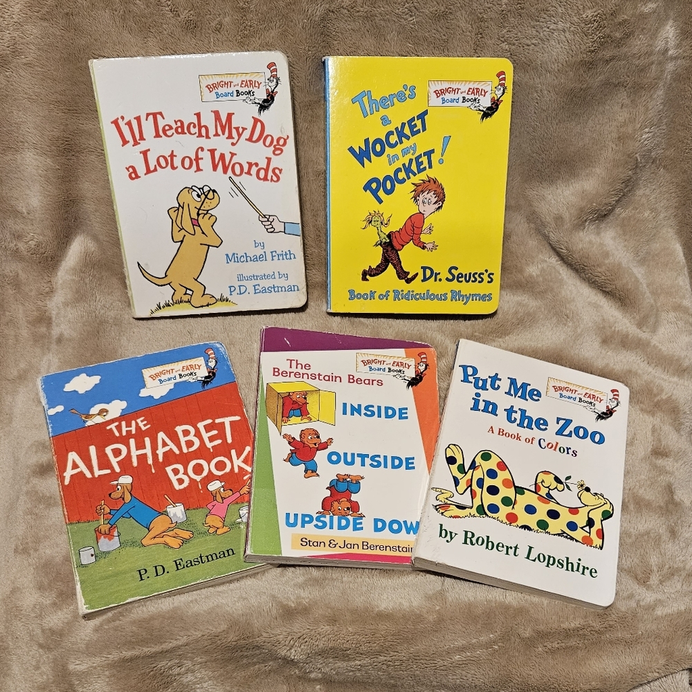 Dr. Seuss 4x6 Board Book Bundle of 5